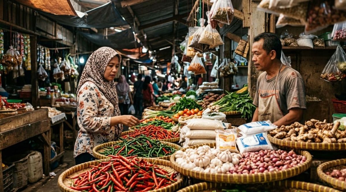 Inflasi Indonesia Naik ke 3,28 Persen, Harga Pangan Jadi Pendorong Utama